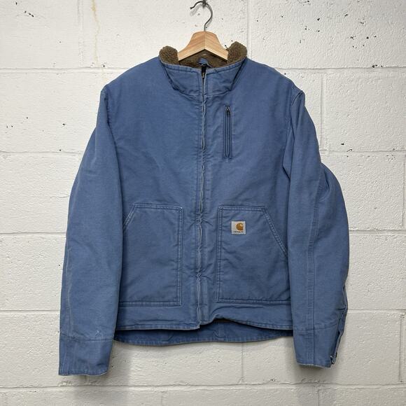 Carhartt Sherpa-Lined Canyon Jacket “French Blue” WJ022 FHB - Picture 1 of 8